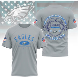 Philadelphia Eagles Law Enforcement Appreciation LEAD T Shirt Philadelphia Eagles Law Enforcement Appreciation LEAD T Shirt