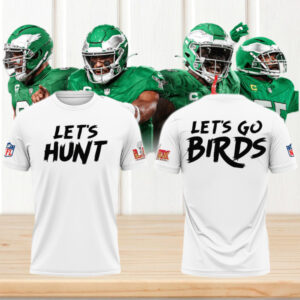 Philadelphia Eagles Lets Hunt Lets Go Birds Game Day NFL Football Jersey