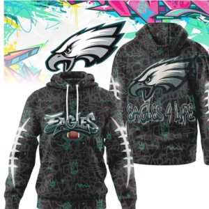 Philadelphia Eagles Midnight Green Graffiti Game Day NFL Shirt