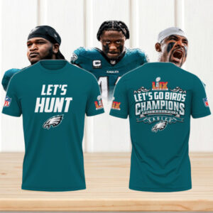 Philadelphia Eagles NFC Champions Let’s Hunt Game Day NFL Football Jersey