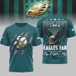 Philadelphia Eagles Official NFL Fly Eagles Fly Shirt