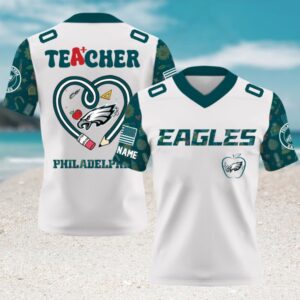 Philadelphia Eagles x Teacher Football Gameday Jersey Philadelphia Eagles x Teacher Football Gameday Jersey