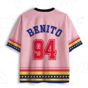 Pink Bad Bunny Benito 94 Super Bowl Puerto Rico Commemorative Football Fan Jersey