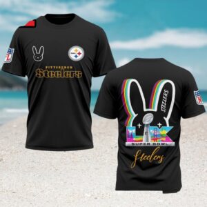 Pittsburgh Steelers Bad Bunny Super Bowl LX T Shirt NFL Fan Graphic Apparel Pittsburgh Steelers Bad Bunny Super Bowl LX T Shirt NFL Fan Graphic Apparel