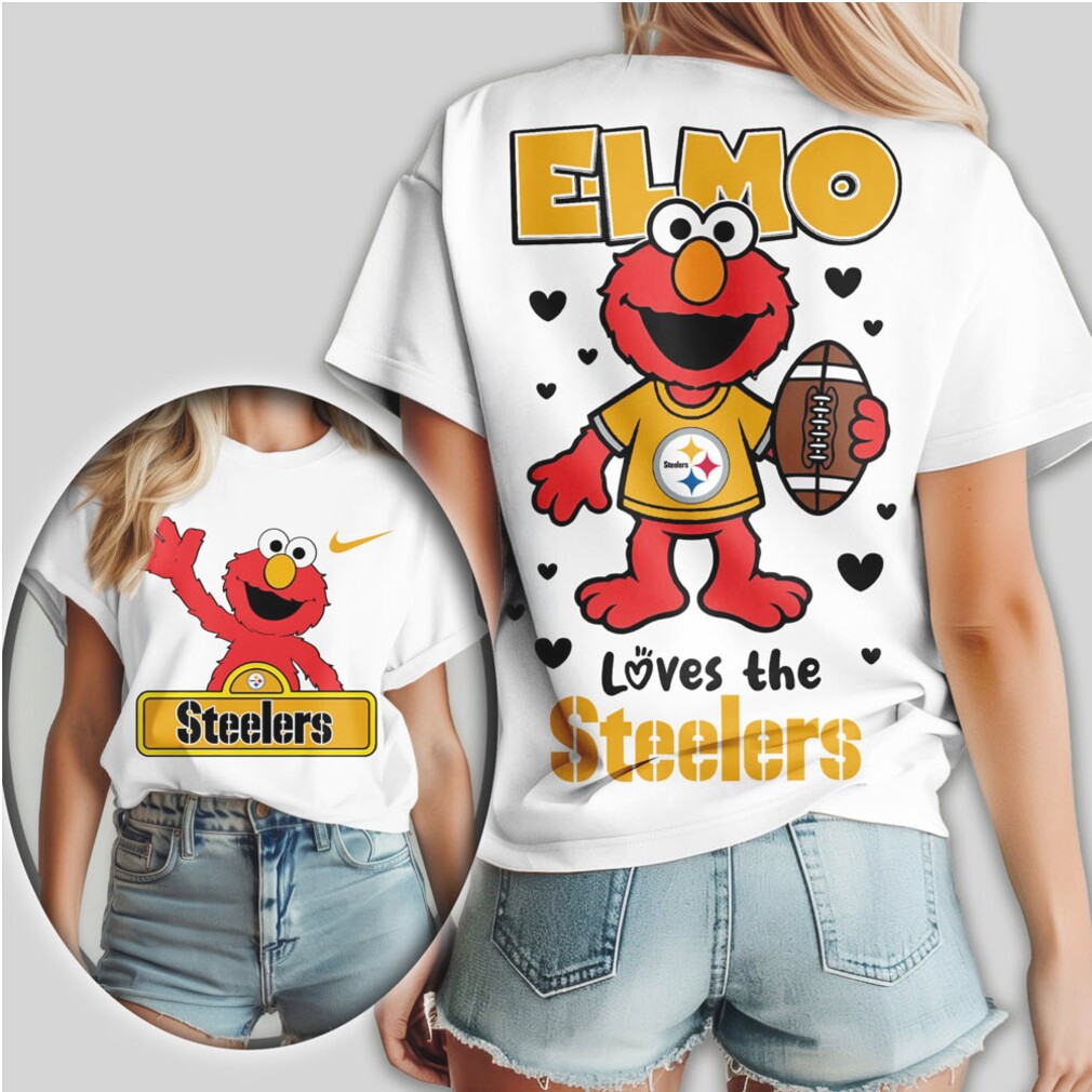 Pittsburgh Steelers Football Official NFL Elmo Fan 3D Shirt Pittsburgh Steelers Football Official NFL Elmo Fan 3D Shirt