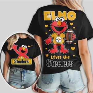 Pittsburgh Steelers Football Official NFL Elmo Fan 3D Shirt
