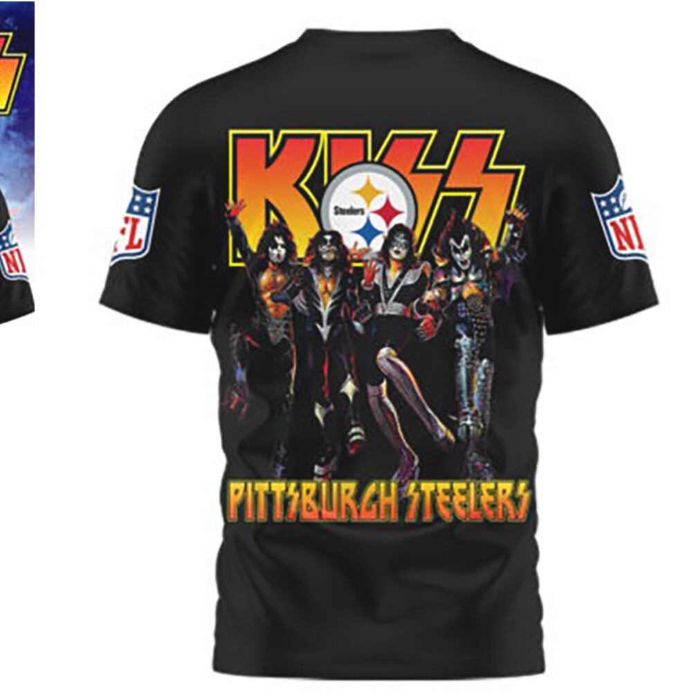 Pittsburgh Steelers Game Day 2026 Official NFL Kiss Band 3D Shirt Pittsburgh Steelers Game Day 2026 Official NFL Kiss Band 3D Shirt