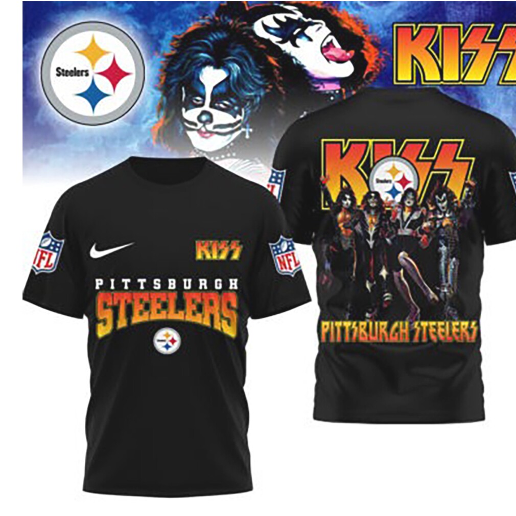 Pittsburgh Steelers Game Day 2026 Official NFL Kiss Band 3D Shirt Pittsburgh Steelers Game Day 2026 Official NFL Kiss Band 3D Shirt
