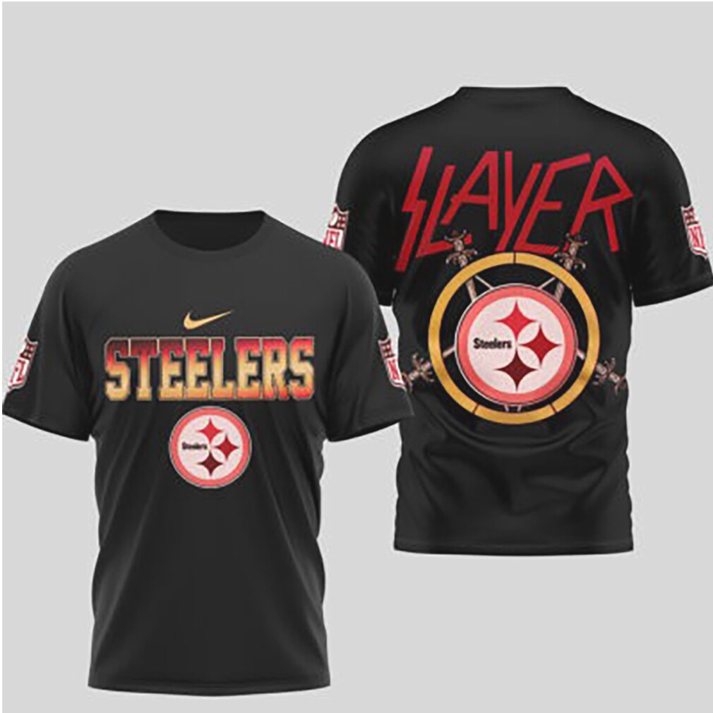 Pittsburgh Steelers Game Day 2026 Official NFL Slayer 3D Shirt Pittsburgh Steelers Game Day 2026 Official NFL Slayer 3D Shirt