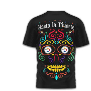 Pittsburgh Steelers Official NFL Day of the Dead 3D Shirt Pittsburgh Steelers Official NFL Day of the Dead 3D Shirt