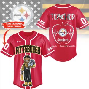 Pittsburgh Steelers Official NFL Teacher Appreciation Month Jersey Shirt