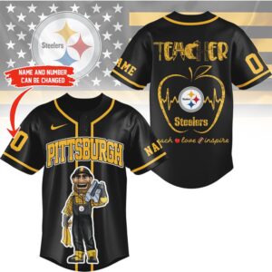Pittsburgh Steelers Official NFL Teacher Appreciation Month Jersey Shirt