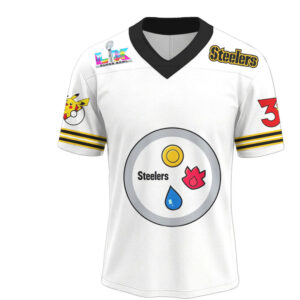 Pittsburgh Steelers Official Super Bowl x Pokemon 30th Anniversary Jersey