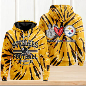 Pittsburgh Steelers Rolling Stones Zebra NFL Hoodie