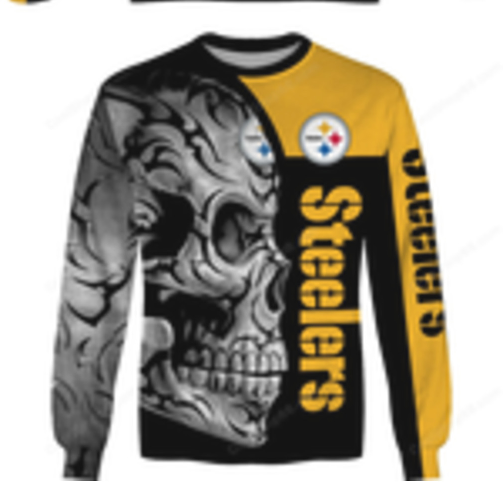 Pittsburgh Steelers Skull Fury NFL Hoodie Pittsburgh Steelers Skull Fury NFL Hoodie