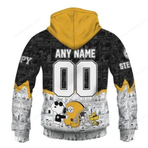 Pittsburgh Steelers Snoopy Cartoon NFL Hoodie
