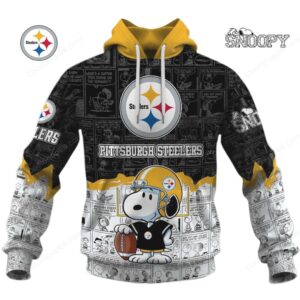 Pittsburgh Steelers Snoopy Cartoon NFL Hoodie