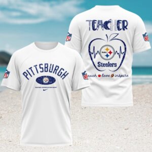 Pittsburgh Steelers Teacher Apple Teach Love Inspire Game Day NFL Football Jersey Pittsburgh Steelers Teacher Apple Teach Love Inspire Game Day NFL Football Jersey