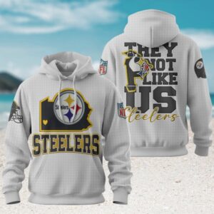 Pittsburgh Steelers They Not Like Us NFL Hoodie Pittsburgh Steelers They Not Like Us NFL Hoodie
