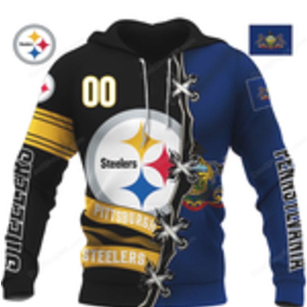 Pittsburgh Steelers US State Edition NFL Hoodie Pittsburgh Steelers US State Edition NFL Hoodie
