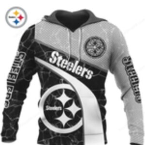 Pittsburgh Steelers Voltage Strike NFL Hoodie