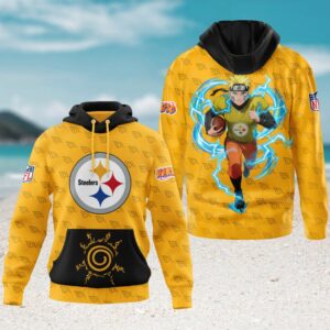 Pittsburgh Steelers official NFL x Naruto Hoodie Pittsburgh Steelers official NFL x Naruto Hoodie