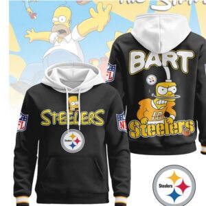 Pittsburgh Steelers x The Simpsons Bart Simpson Hoodie