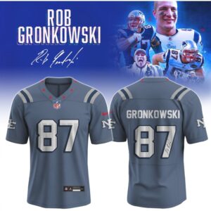 Rob Gronkowski New England Patriots 87 Signature Series Performance Football Fan Jersey