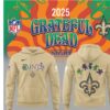 NFL New Orleans Saints Electric Skull Zip Up Hoodie NFL New Orleans Saints Electric Skull Zip Up Hoodie