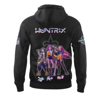 Saints KPop Demon Hunters NFL Fan Football x Kpop Hoodie