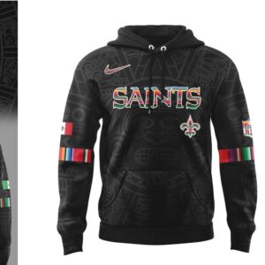 Saints Mexican Heritage NFL Football Fan Hoodie