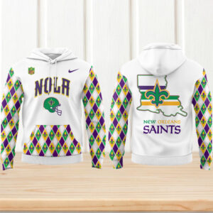 Saints Nation NOLA Pride Travel NFL Fan Hoodie