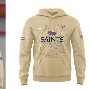 Saints Puerto Rican Heritage NFL Hoodie Football Fan Hoodie