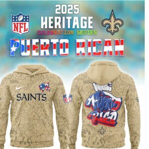Saints Puerto Rico Heritage NFL Fan Hoodie