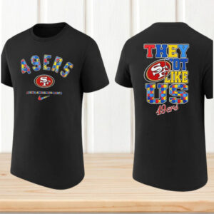 San Francisco 49ers Autism Awareness Month They Not Like Us Puzzle T Shirt San Francisco 49ers Autism Awareness Month They Not Like Us Puzzle T Shirt