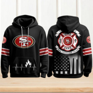 San Francisco 49ers Firefighter NFL Fan Football Hoodie