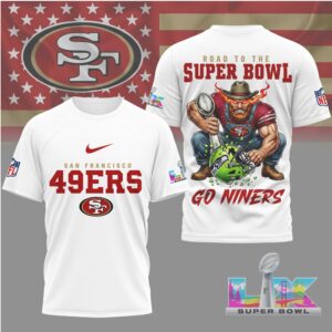 San Francisco 49ers Gameday Playoffs 2026 NFL Road To Super Bowl 3D Shirt San Francisco 49ers Gameday Playoffs 2026 NFL Road To Super Bowl 3D Shirt