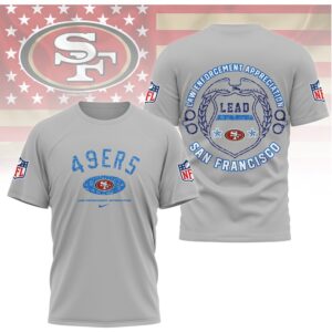 San Francisco 49ers Law Enforcement Appreciation T Shirt