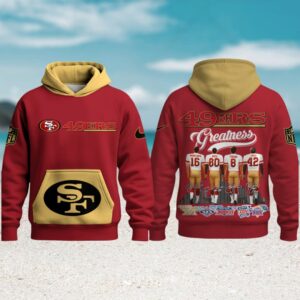 San Francisco 49ers NFL Legends Signatures Hoodie San Francisco 49ers NFL Legends Signatures Hoodie
