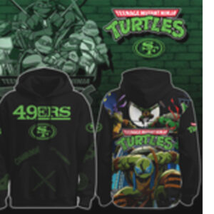 San Francisco 49ers Ninja Turtles Fan NFL Hoodie
