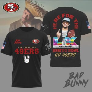 San Francisco 49ers Official NFL Benito Bowl 3D Football Shirt