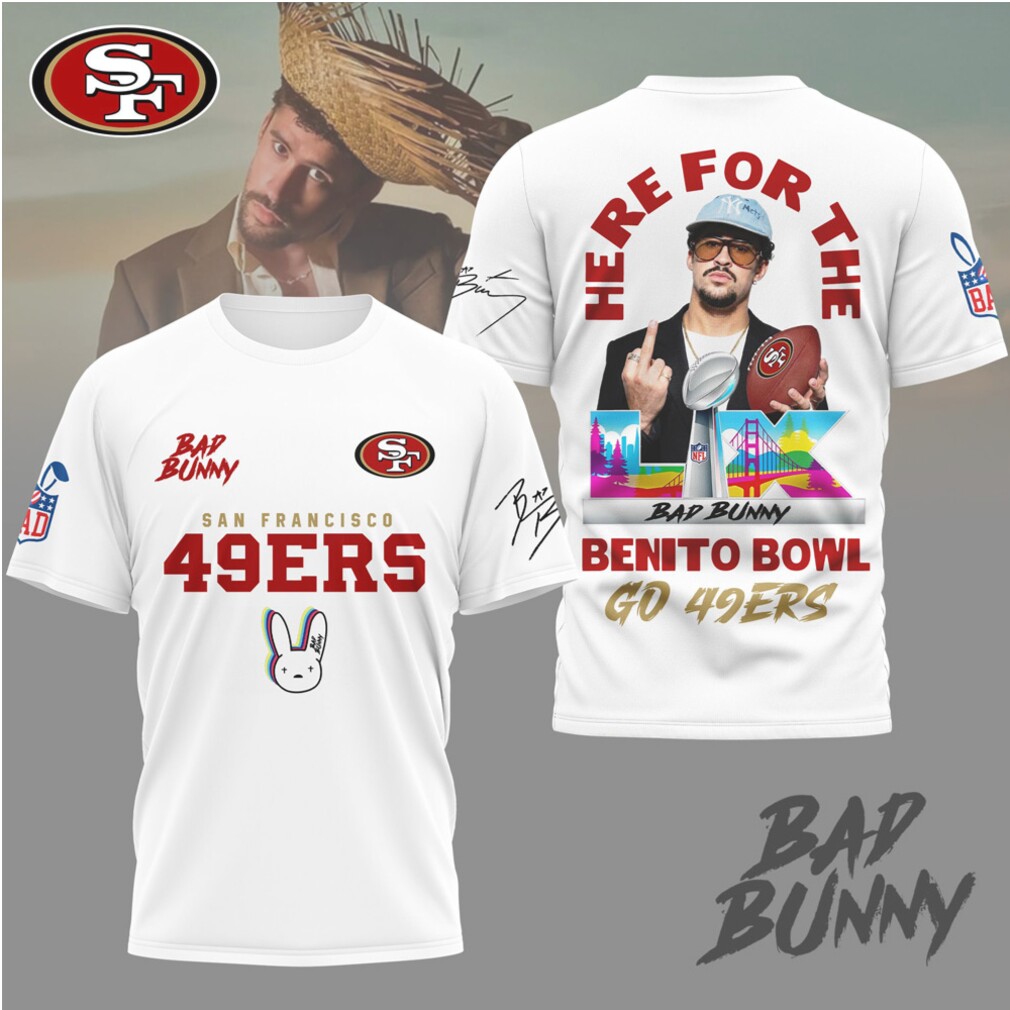 San Francisco 49ers Official NFL Benito Bowl 3D Shirt San Francisco 49ers Official NFL Benito Bowl 3D Shirt