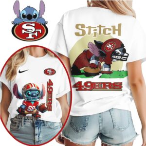 San Francisco 49ers Official NFL Stitch 3D Shirt San Francisco 49ers Official NFL Stitch 3D Shirt