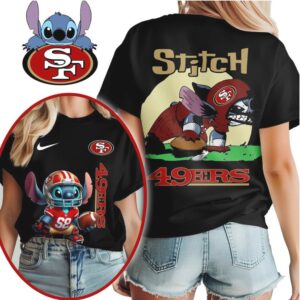 San Francisco 49ers Official NFL Stitch 3D Shirt