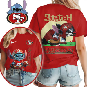 San Francisco 49ers Official NFL Stitch 3D Shirt