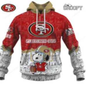 San Francisco 49ers Snoopy NFL Fan Football Hoodie