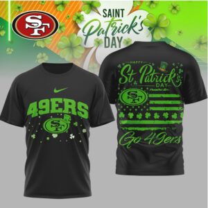 San Francisco 49ers St. Patrick's Day Shamrock T Shirt