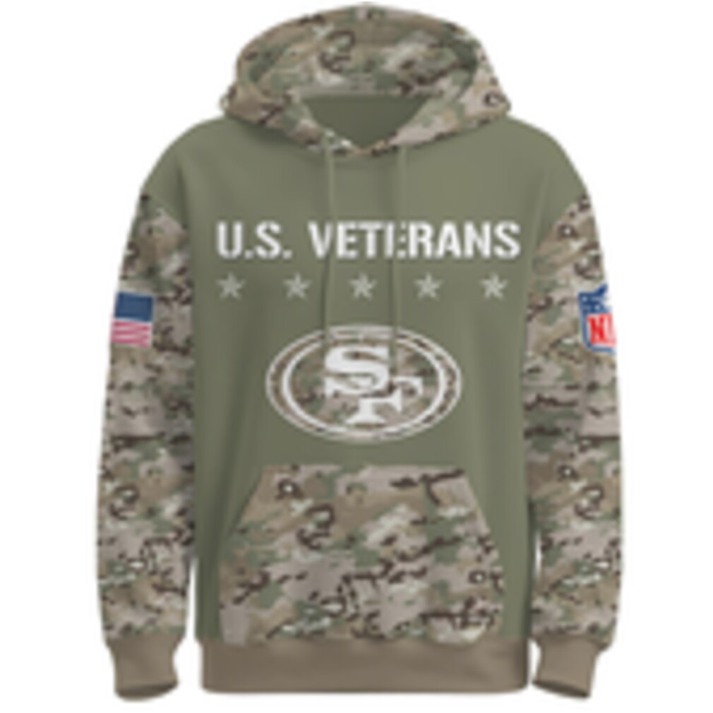 San Francisco 49ers Veteran Day 2025 NFL Hoodie San Francisco 49ers Veteran Day 2025 NFL Hoodie