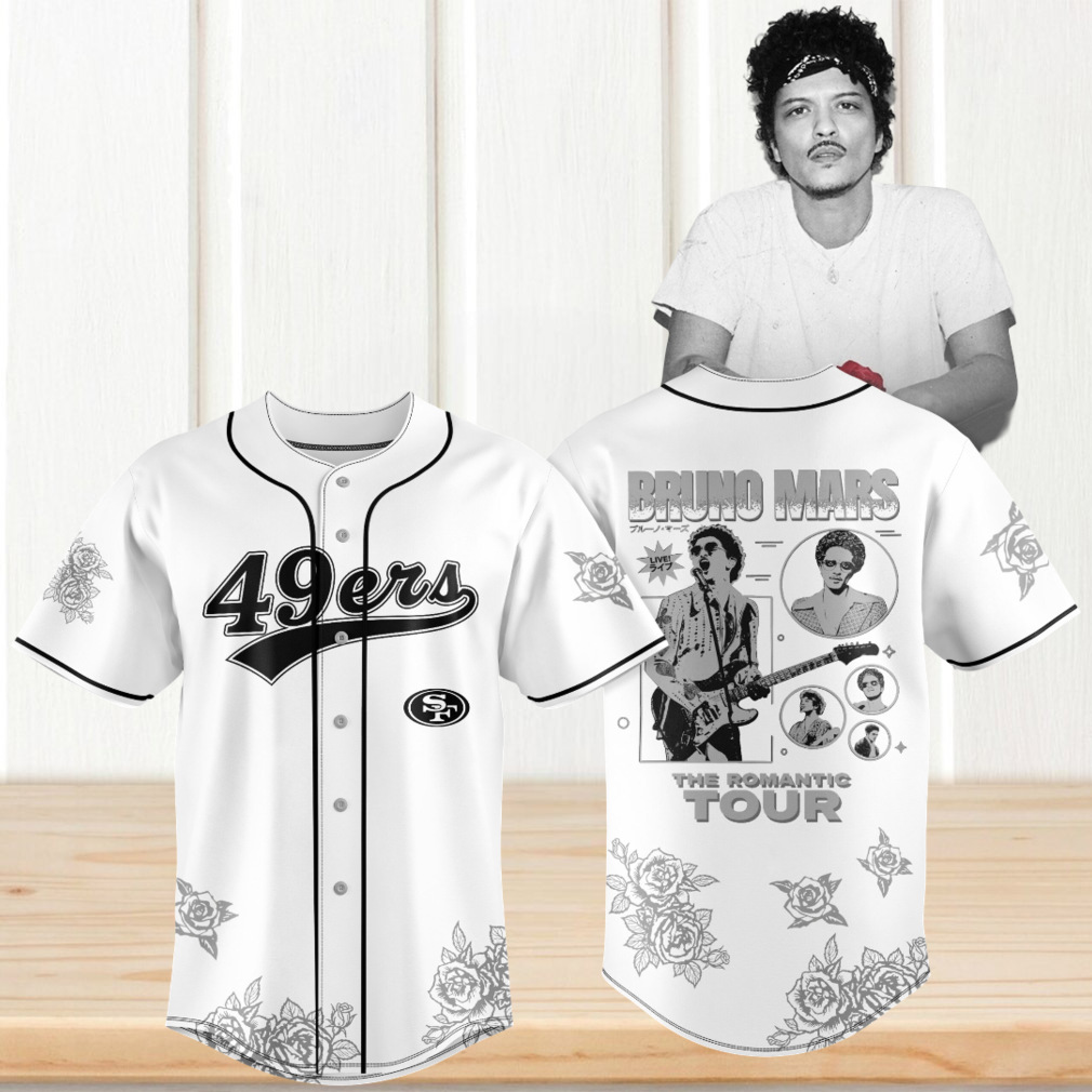 San Francisco 49ers x Bruno Mars The Romantic Tour Jersey San Francisco 49ers x Bruno Mars The Romantic Tour Jersey