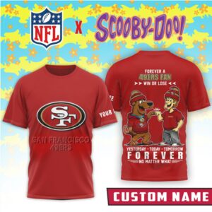San Francisco 49ers x Scooby Doo Official 3D Shirt San Francisco 49ers x Scooby Doo Official 3D Shirt